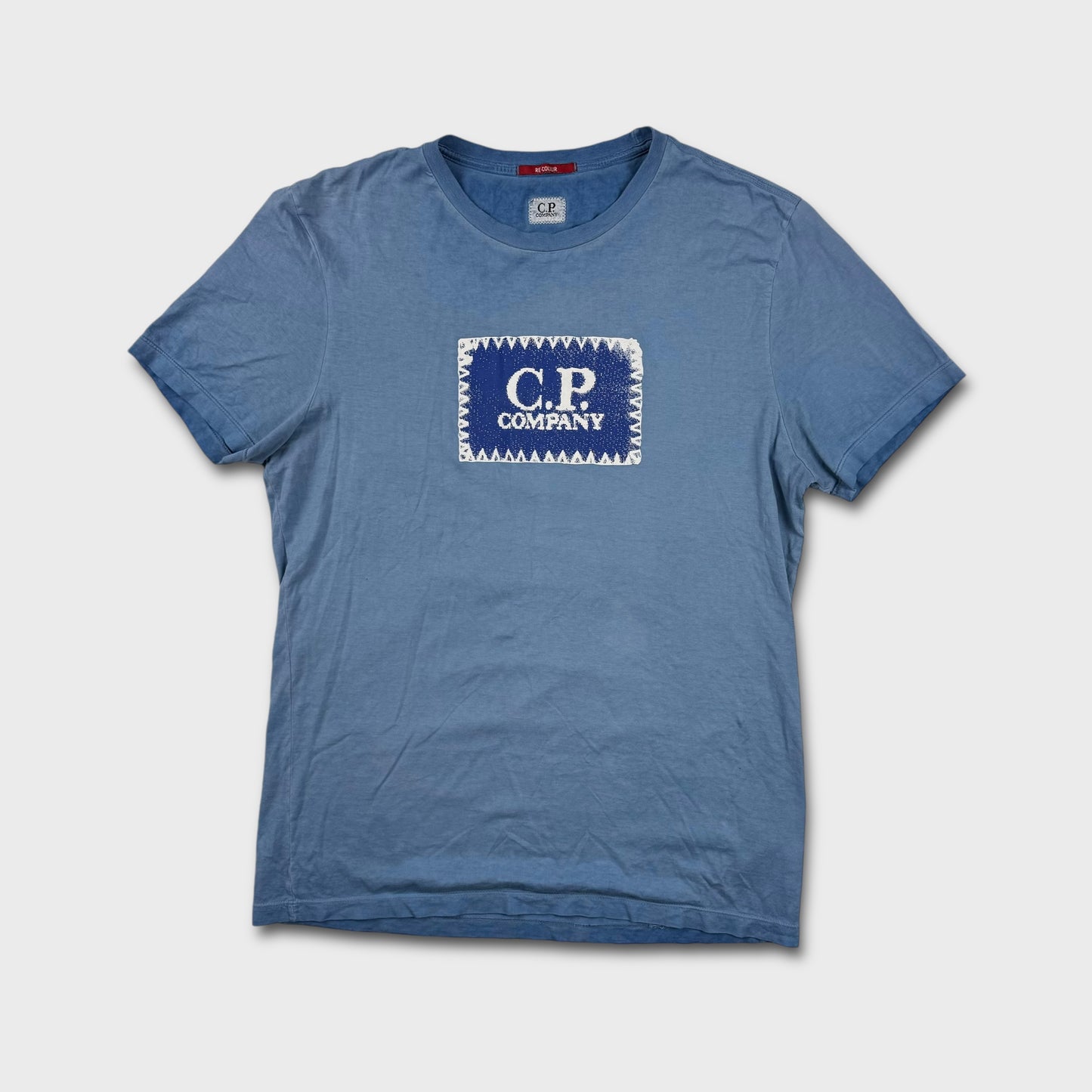 CP Company Blue Graphic T-Shirt L