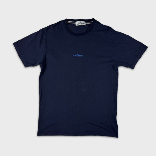 Stone Island Navy Graphic T-Shirt M