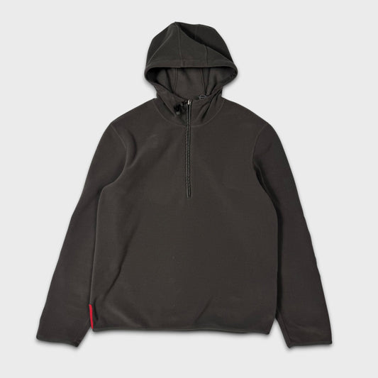 Prada Sport Olive Soft Fleece Hoodie M/L