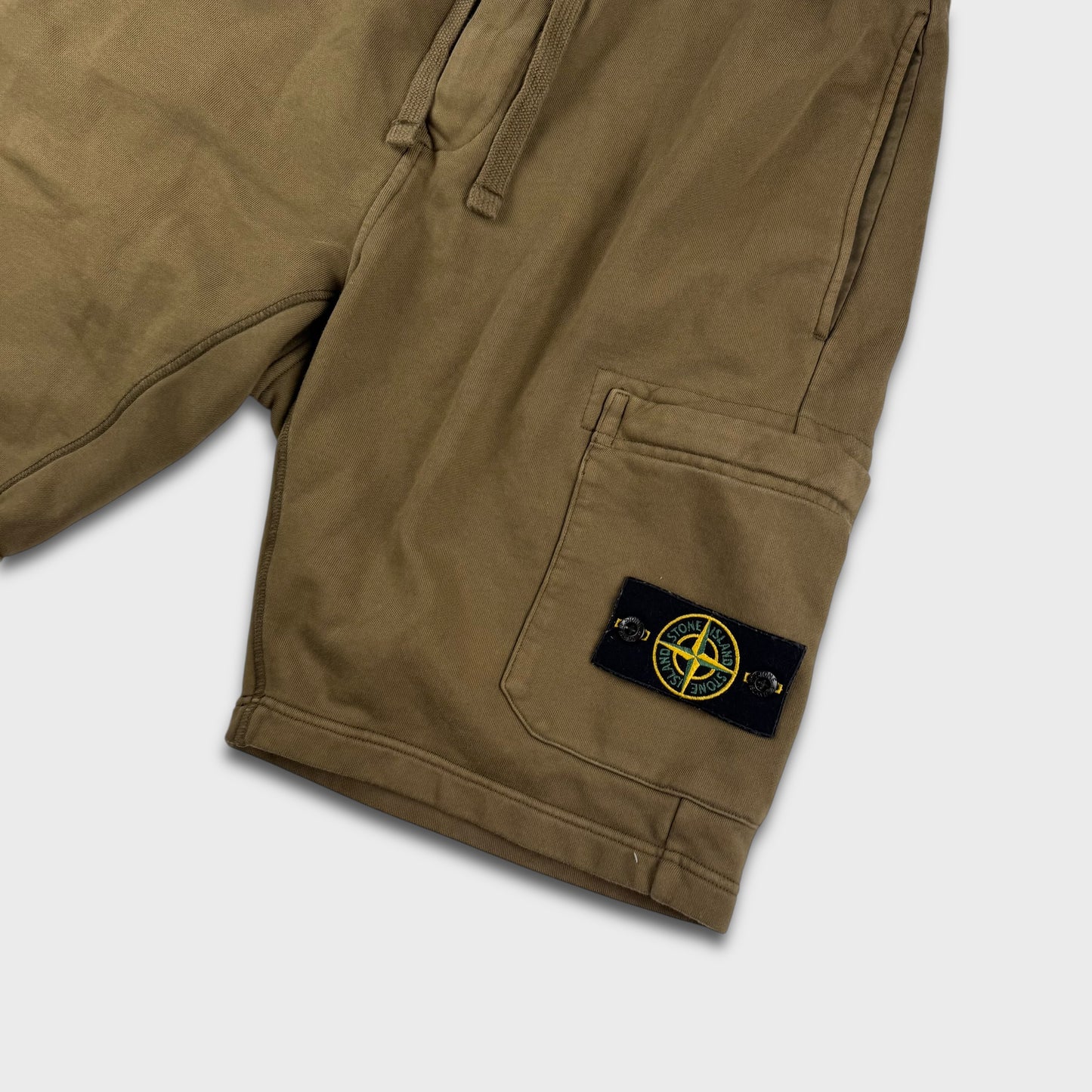 Stone Island Dark Green Cotton Shorts M