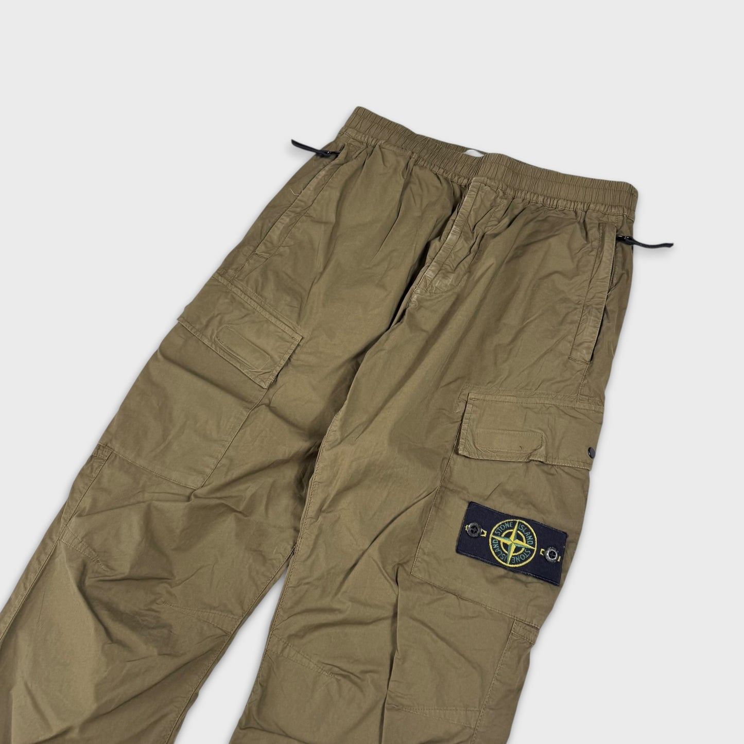 Stone Island Olive Green Cargo Pants W30