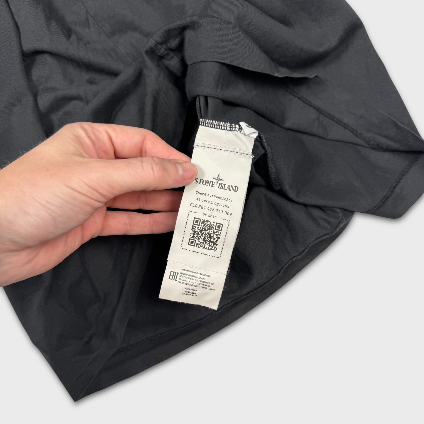 Stone Island Black Stellina T-Shirt M
