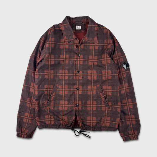 CP Company Lens Check ‘Chrome’ Overshirt Jacket L