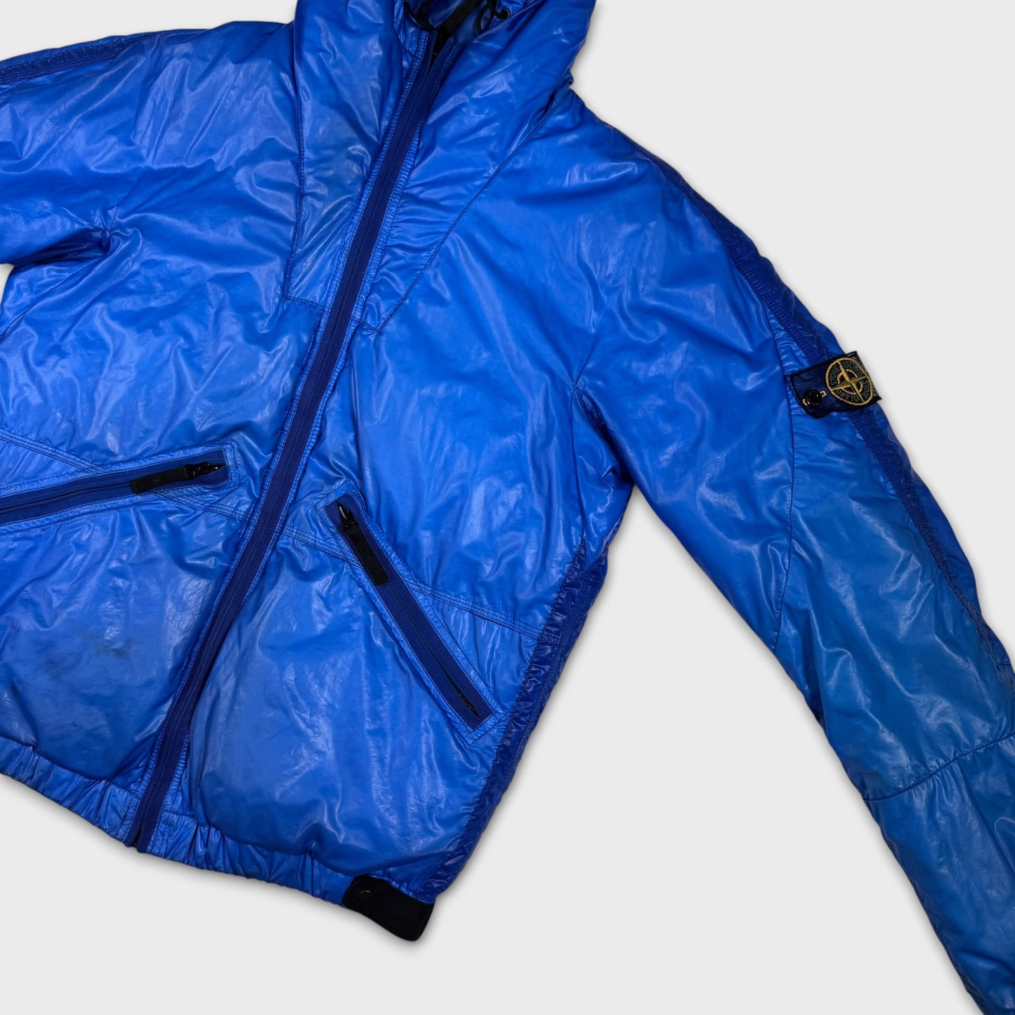 Stone Island 2008 Mesh Badge Goose Down Jacket L