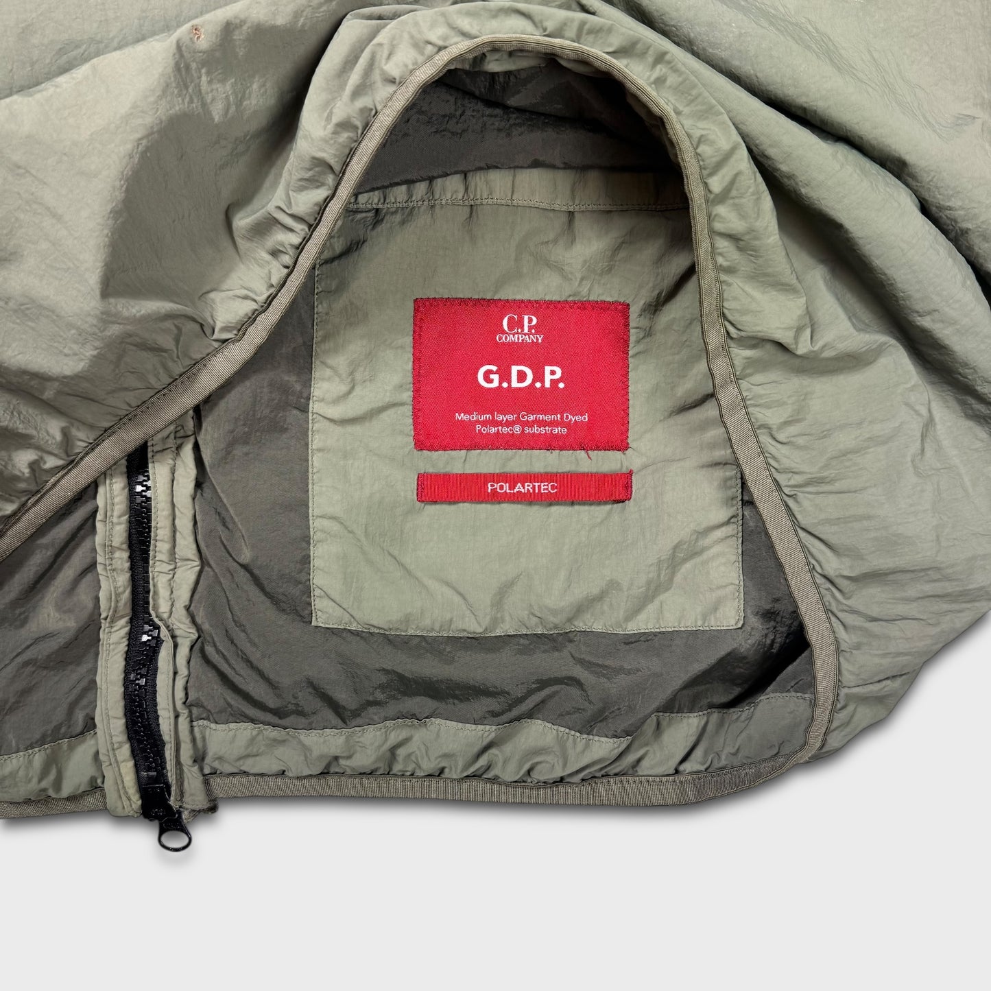 CP Company Olive G.D.P. Primaloft Goggle Jacket S