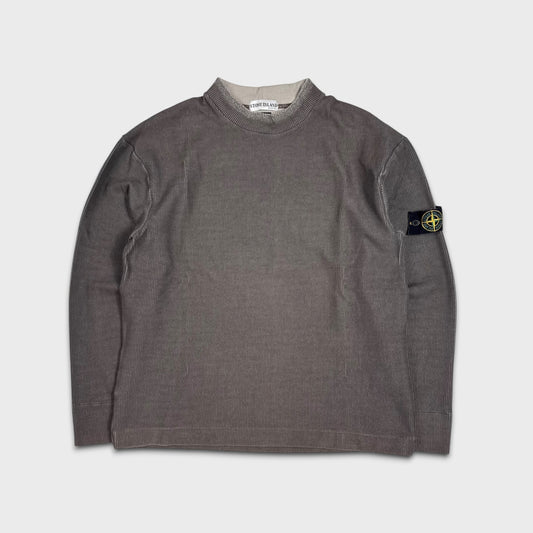 Stone Island Ribbed Cotton Vintage Jumper L