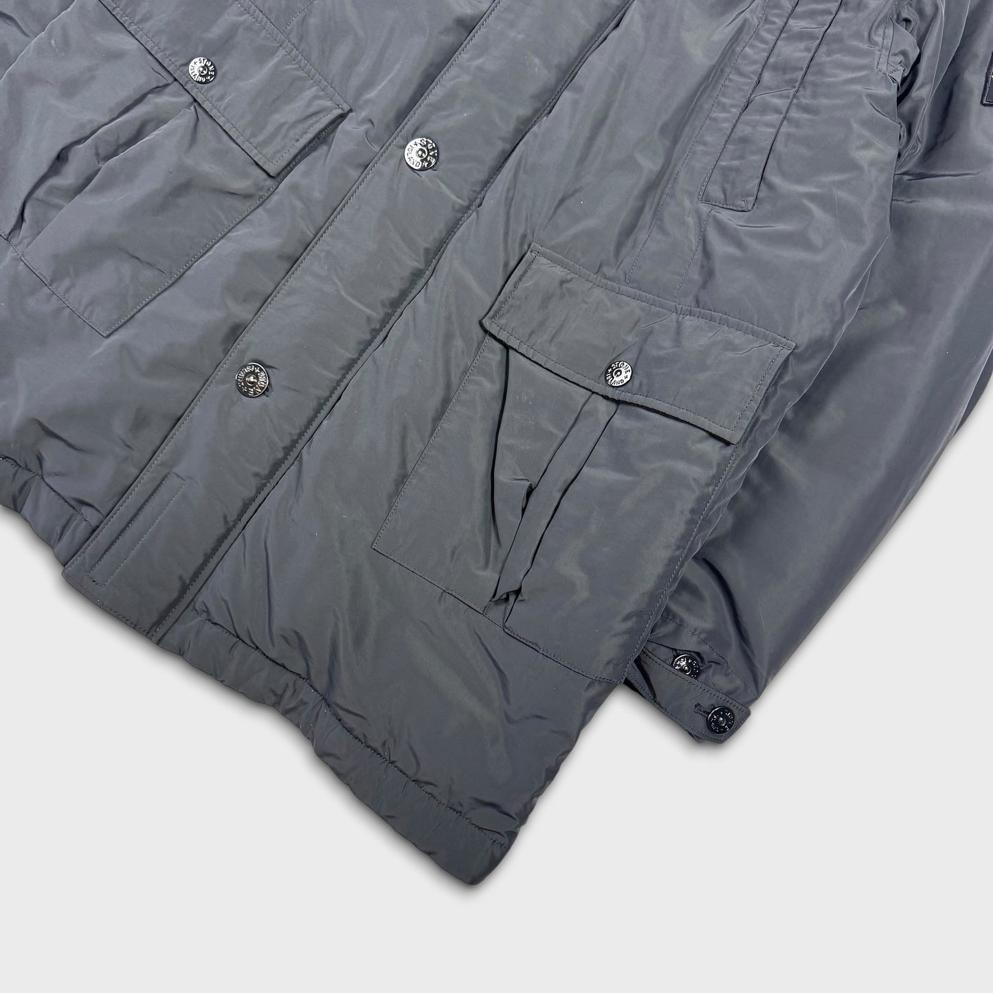 Stone Island Micro Reps Primaloft Insulation Technology Parka Jacket XL