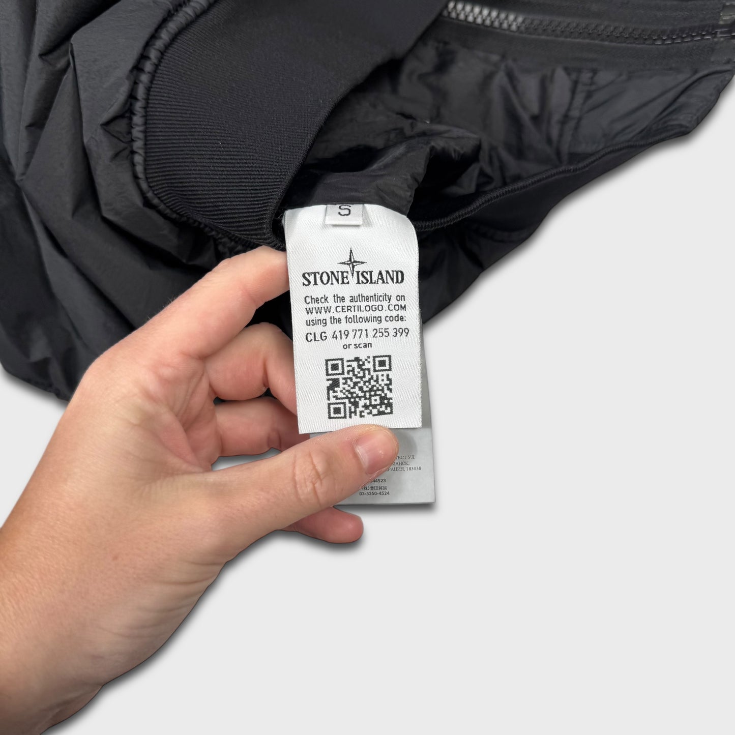 Stone Island Garment Dyed Crinkle Reps NY Jacket S