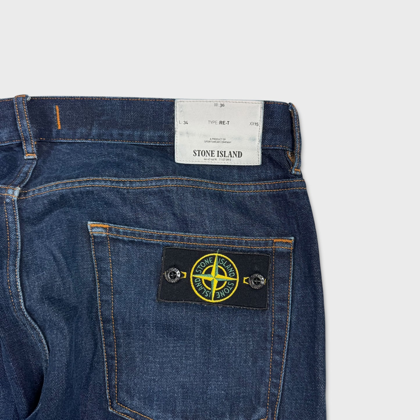 Stone Island Dark Blue Denim Jeans W36