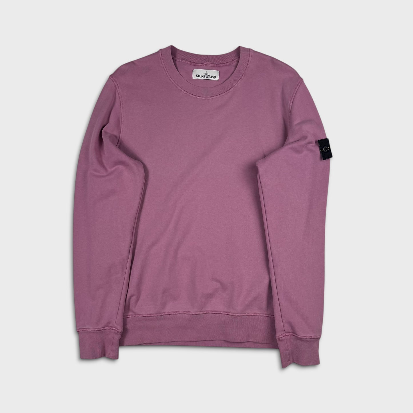 Stone Island Pink Crewneck Sweatshirt M