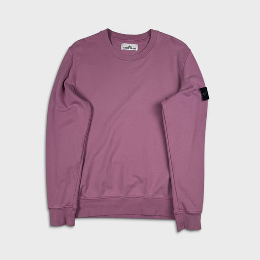 Stone Island Pink Crewneck Sweatshirt M