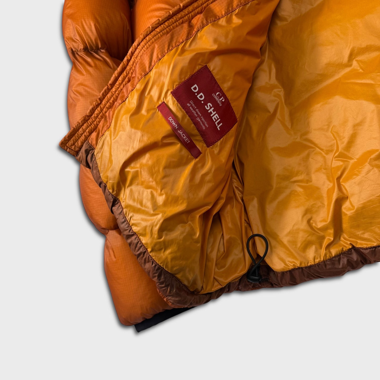 CP Company Orange DD Shell Puffer Jacket XXL