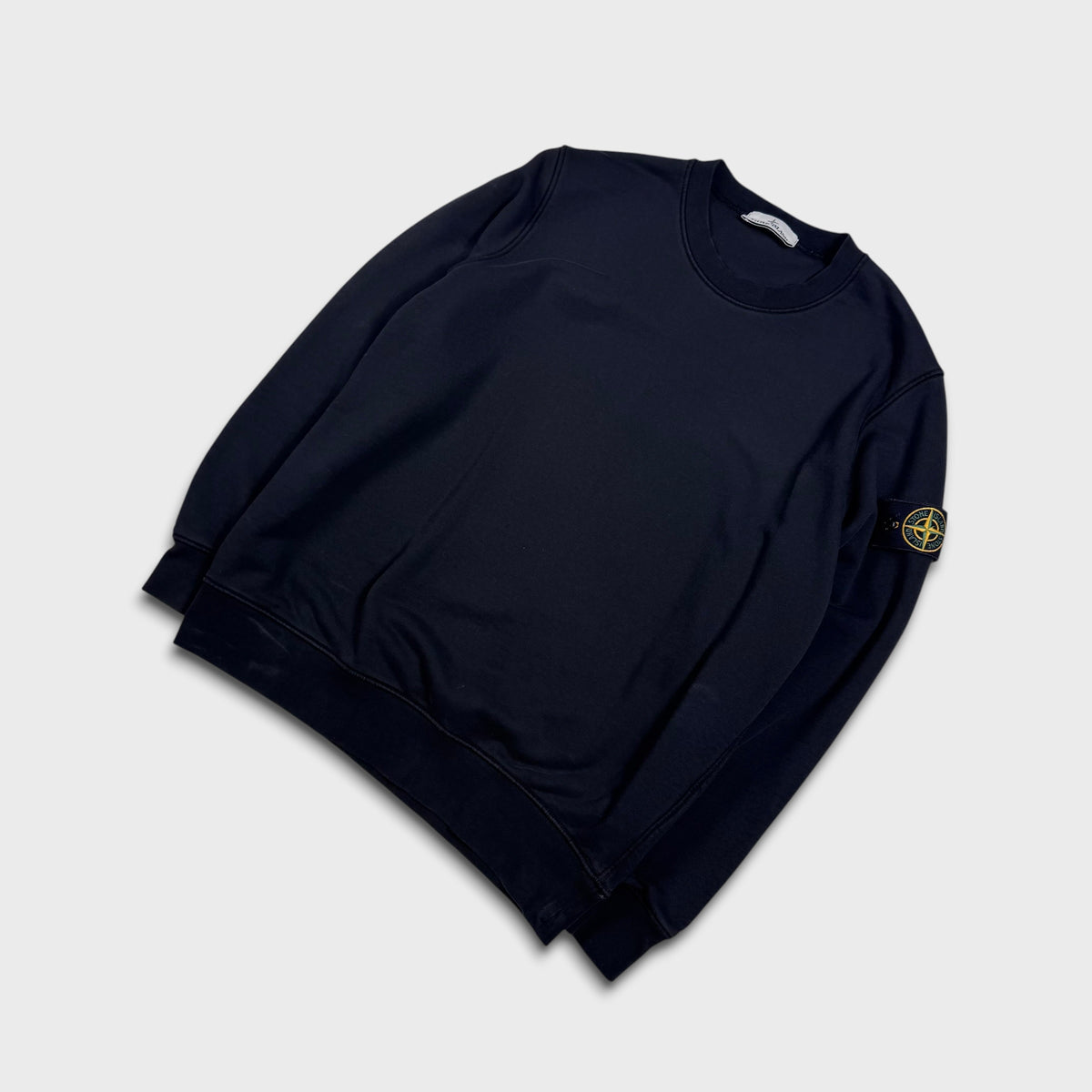 Stone Island Black Crewneck Sweatshirt XL