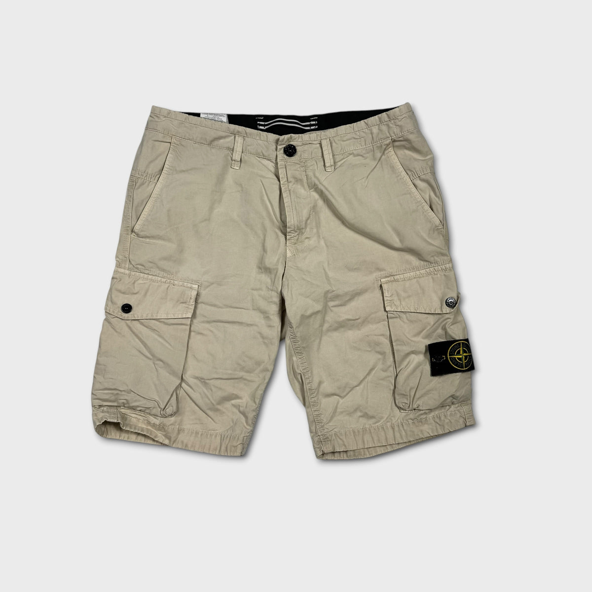 Stone Island Badge Cargo Shorts W32