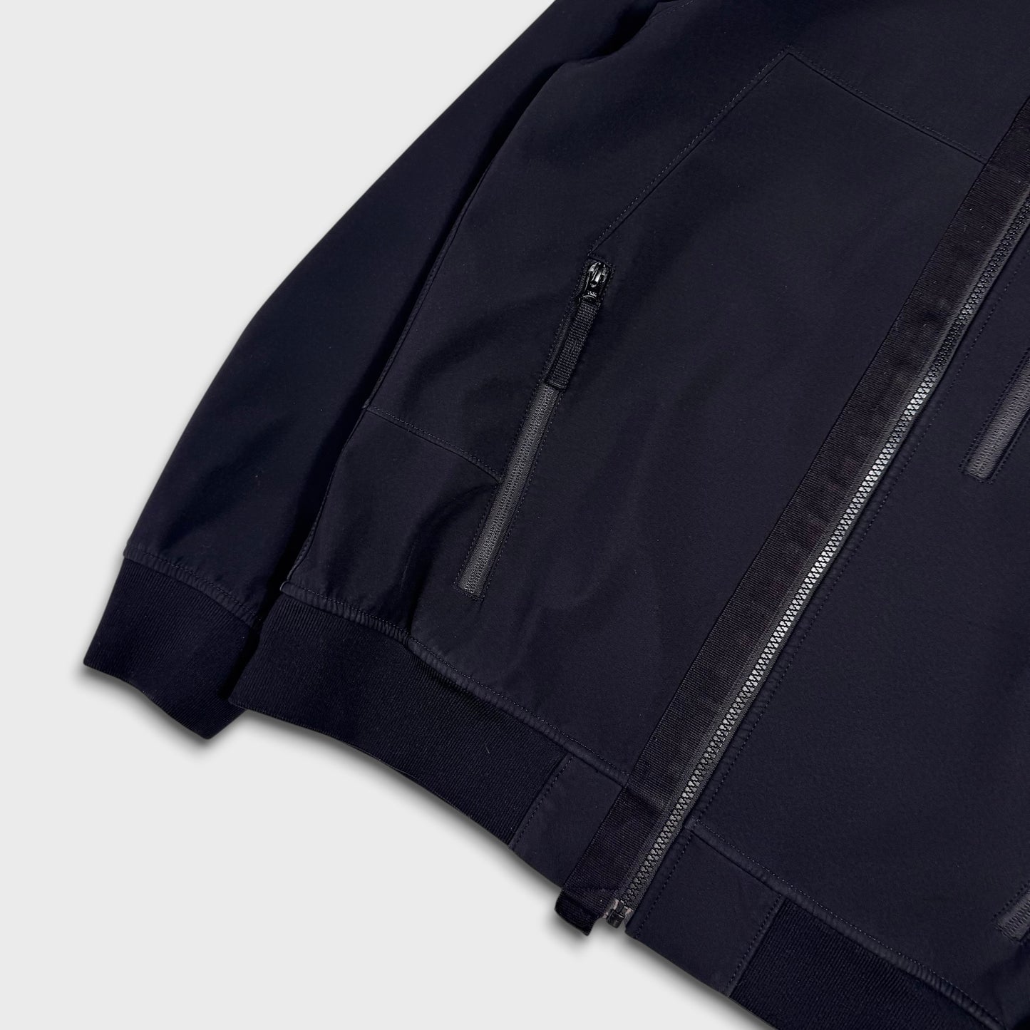 Stone Island Black Soft Shell-R Jacket L