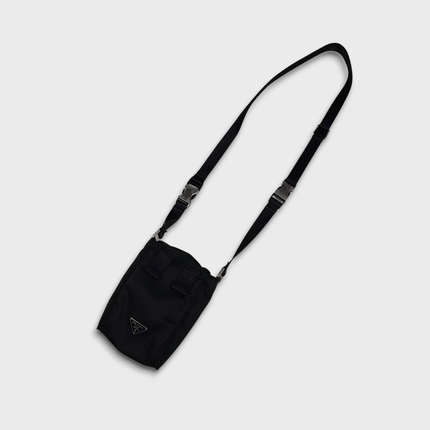 Prada Milano Mini Pouch Nylon Side Bag OS