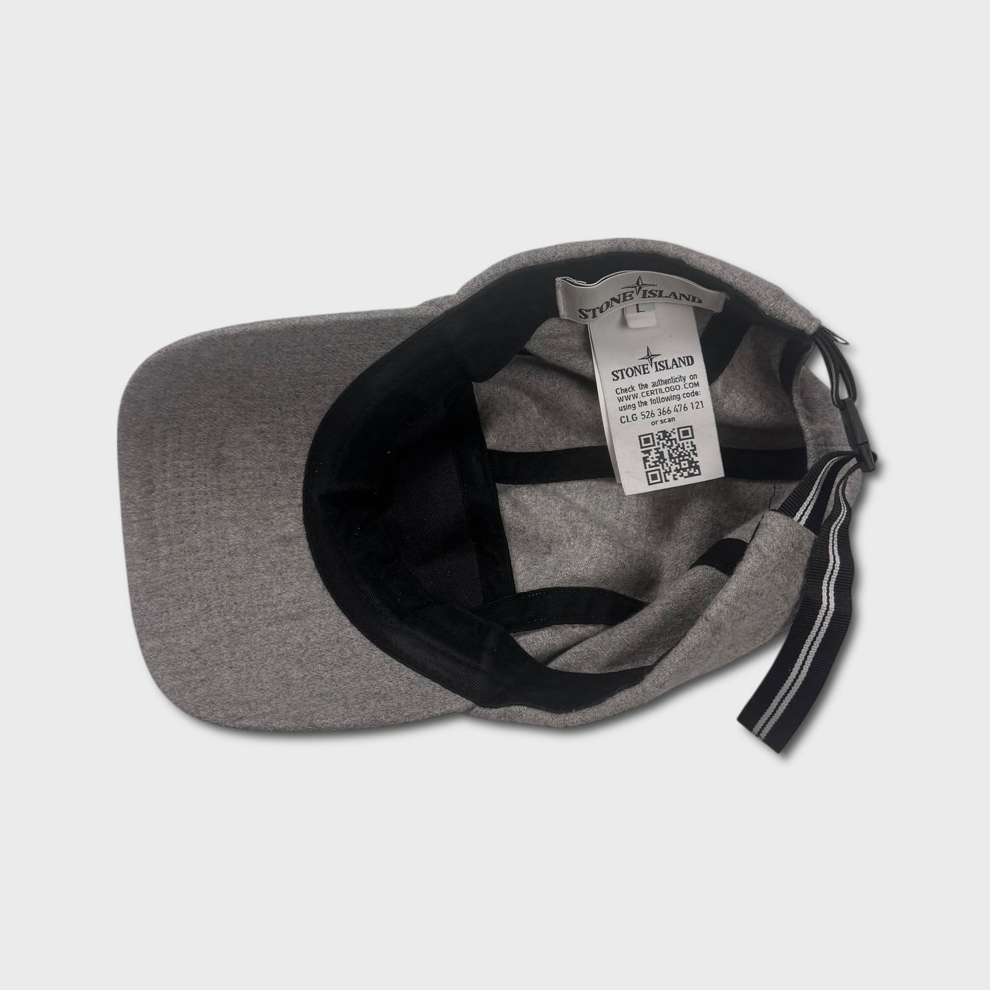 Stone Island Grey Wool Cap S/M