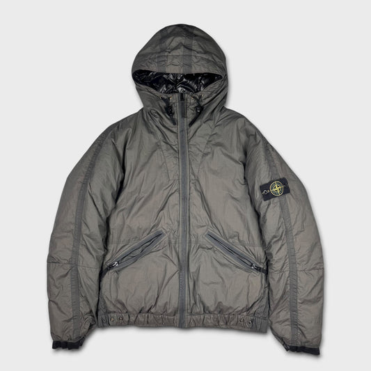 Stone Island Grey 2008 Goose Down Puffer Jacket L