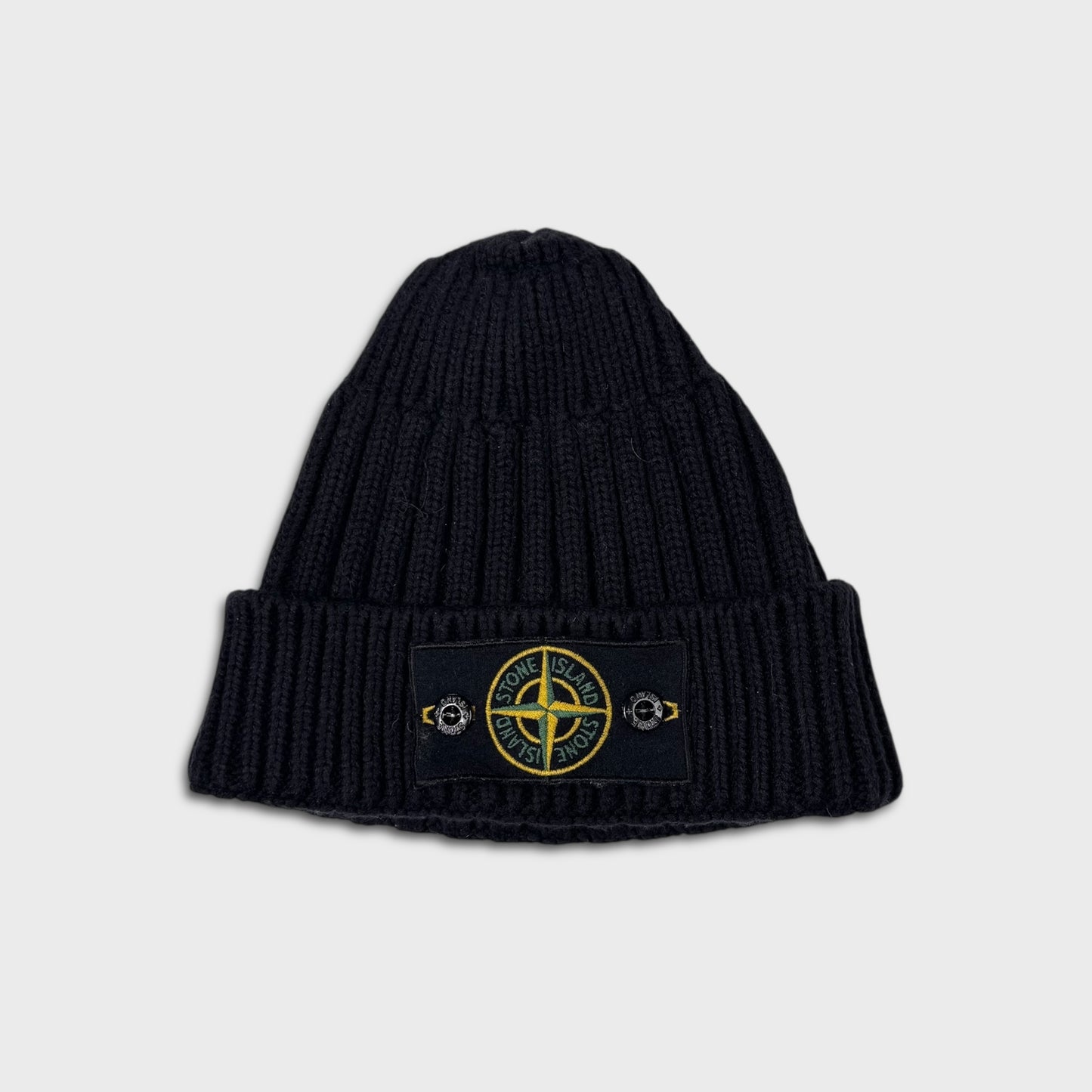 Stone Island Badge Beanie Hat OS