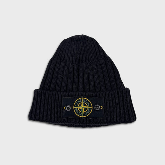 Stone Island Badge Beanie Hat OS