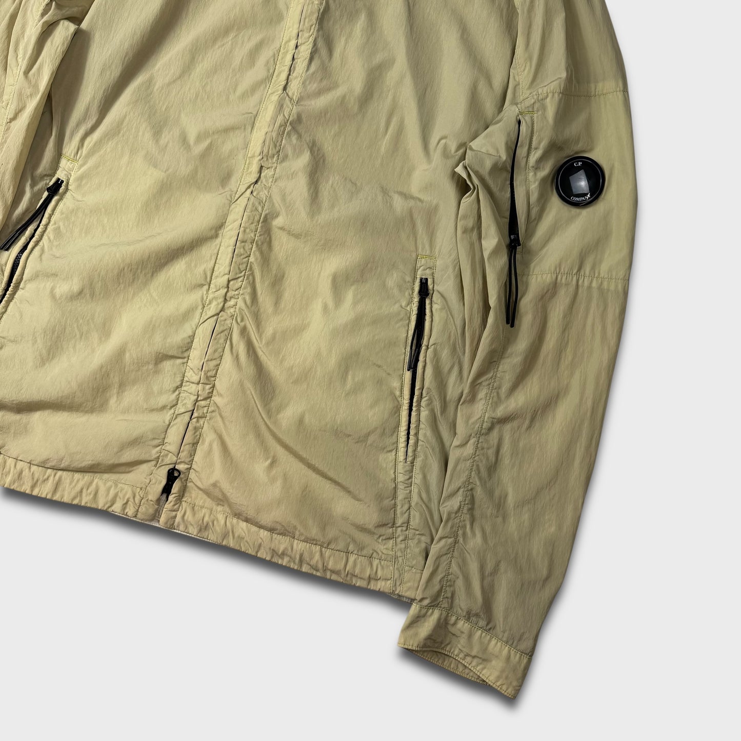 CP Company Pale Yellow Chrome Lens Jacket XL