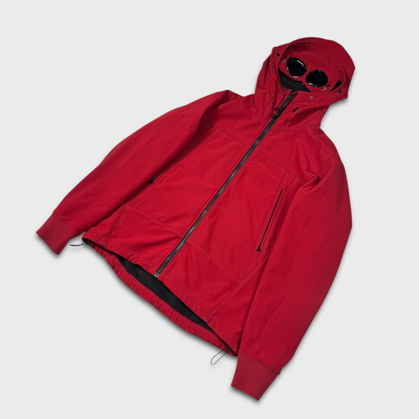 CP Company Red Soft Shell Goggle Jacket XXL