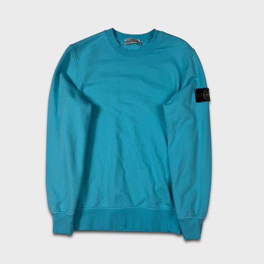 Stone Island Aqua Crewneck Sweatshirt M