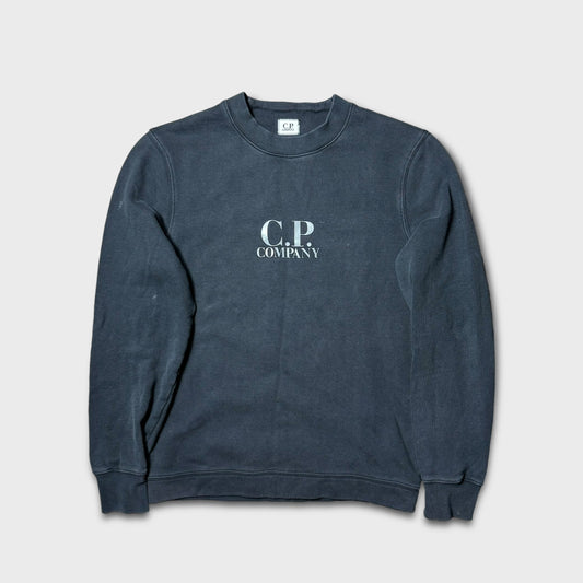 CP Company Washed Look Logo Crewneck S