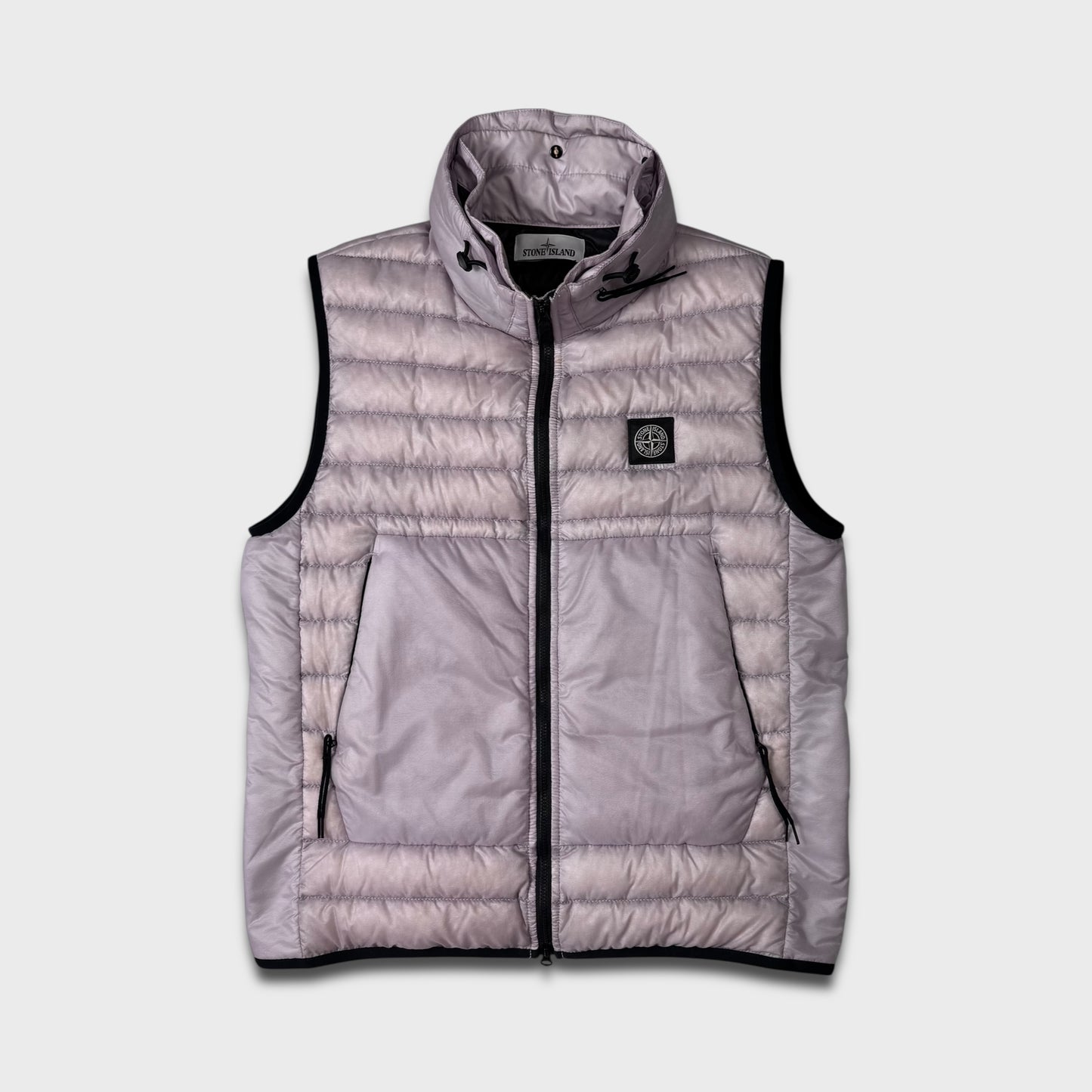 Stone Island Micro Ripstop Bio Pink Gilet Jacket S