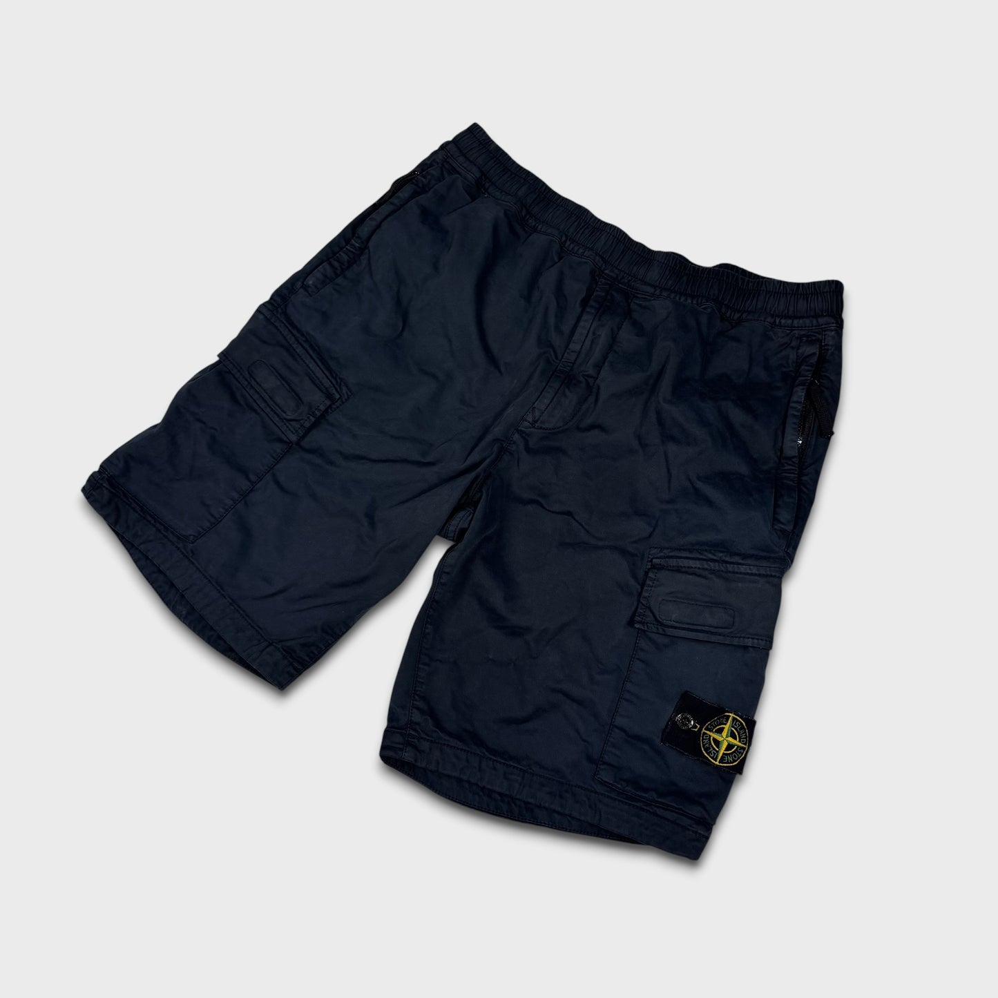 Stone Island Badge Cargo Shorts W34