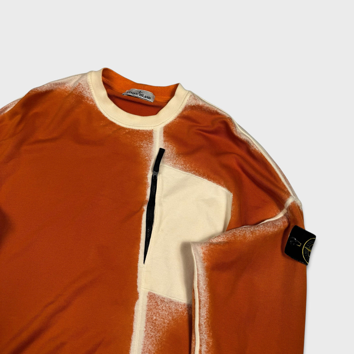 Stone Island Hand Sprayed Crewneck L