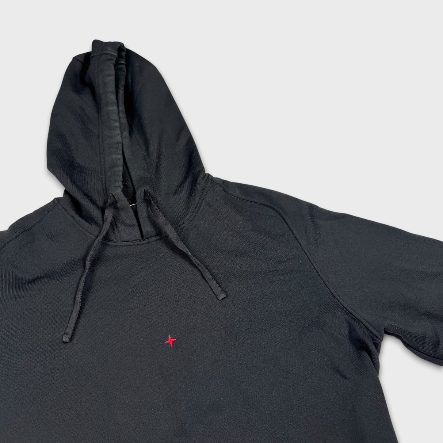 Stone Island Black Marina Hoodie L