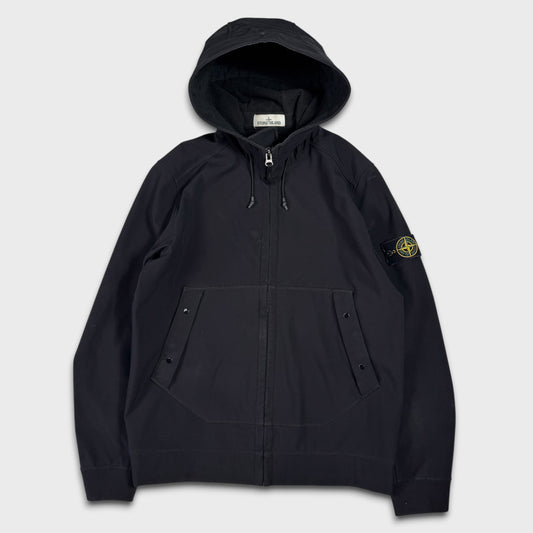 Stone Island Black Soft Shell-R Jacket L