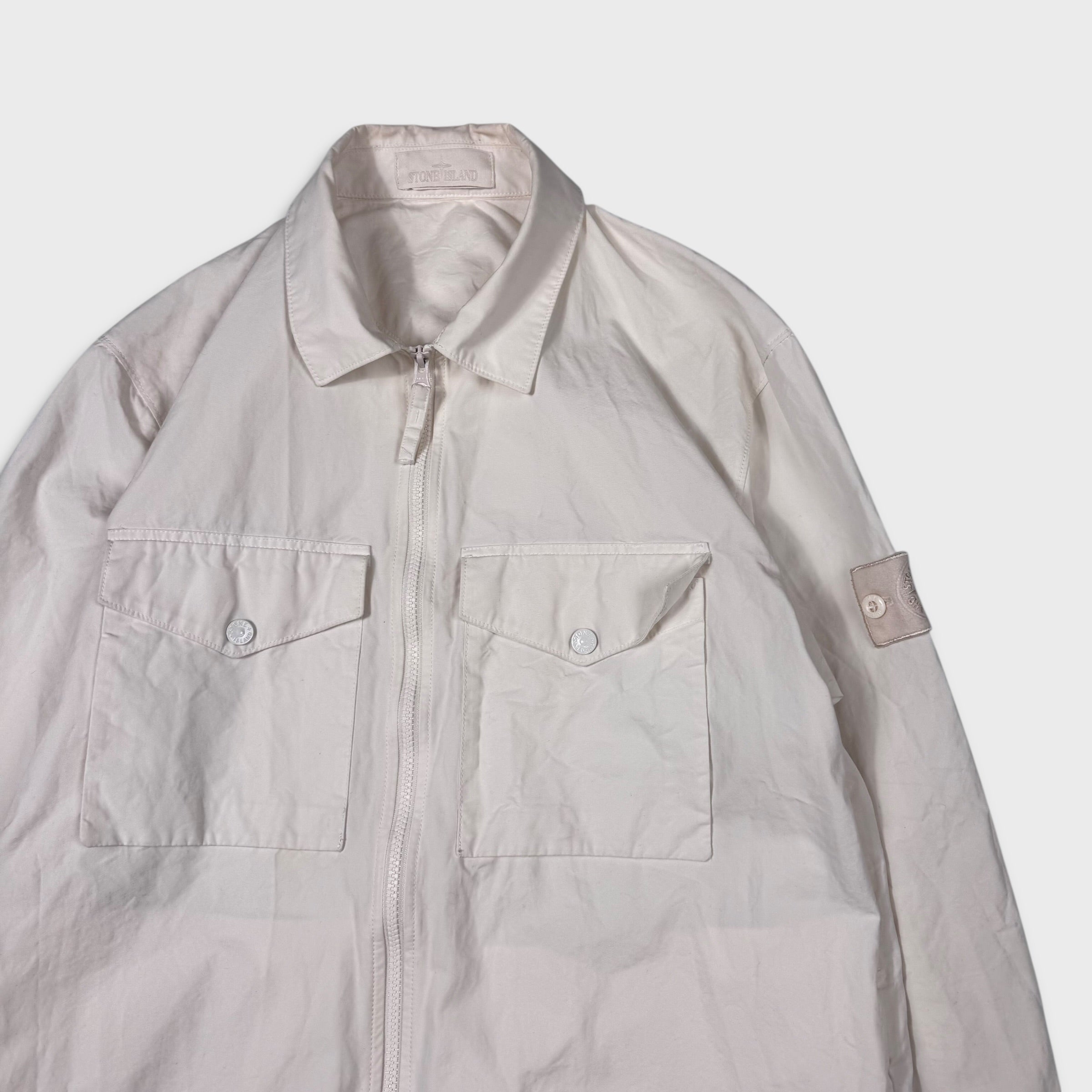 Stone Island White Ghost Overshirt Jacket XL – ArchiveJoy