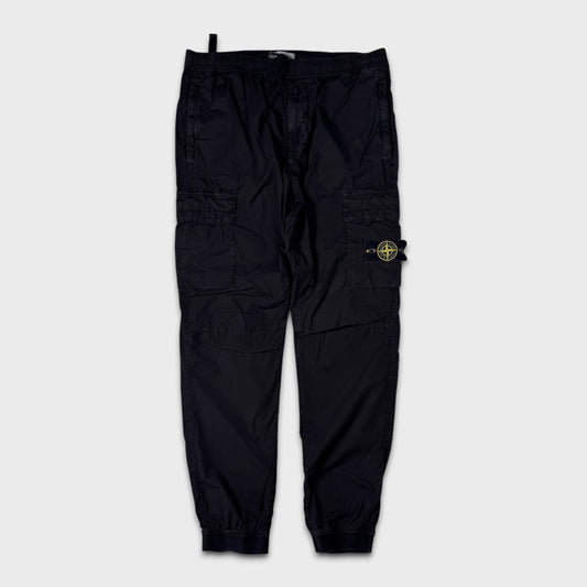 Stone Island Black Tela Cargo Pants W34