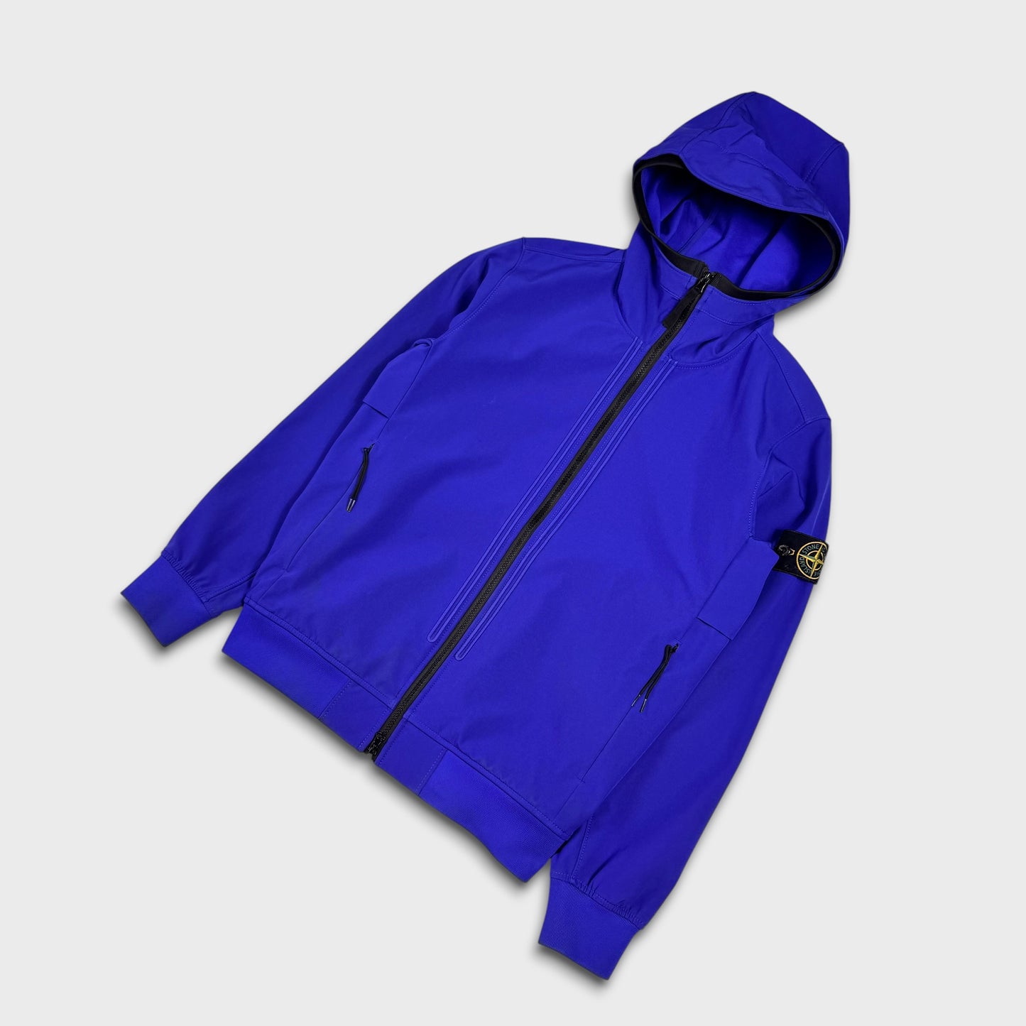 Stone Island Royal Blue Soft Shell Jacket M