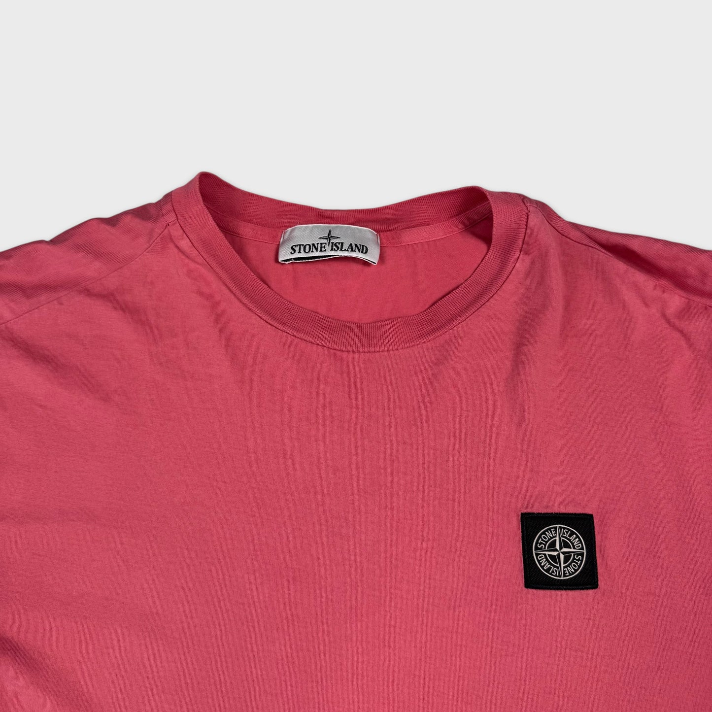 Stone Island Rose Pink Compass T-Shirt L