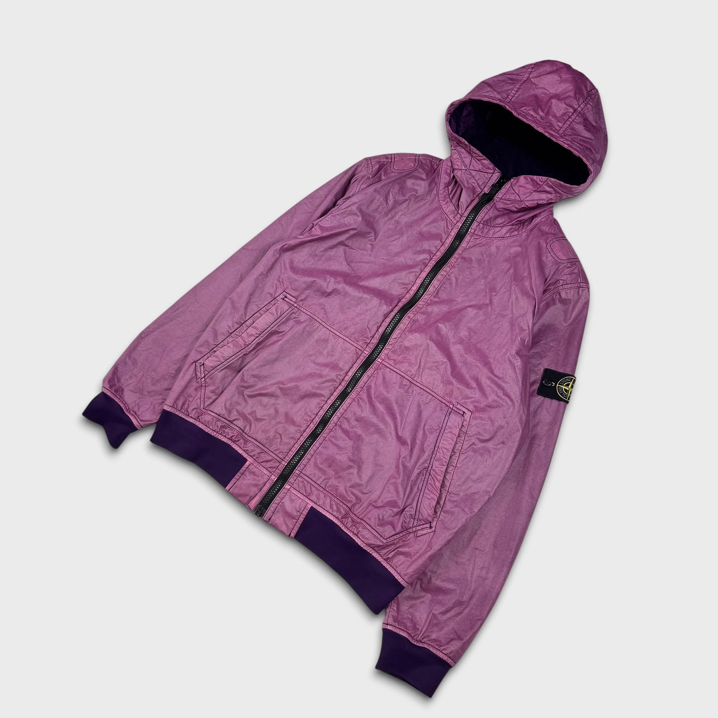 Stone Island Lamy Flock Hooded Jacket XL