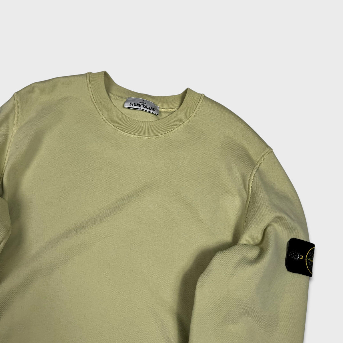 Stone Island Lime Crewneck Sweatshirt M