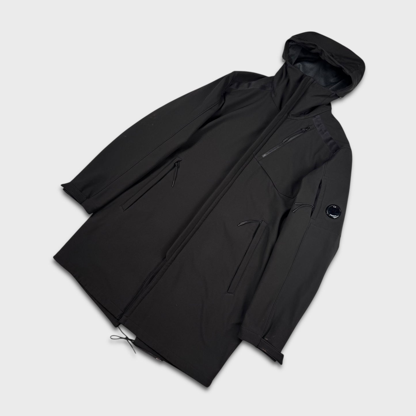 CP Company Soft Shell Fleece Hooded Parka Jacket M