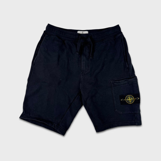 Stone Island Navy Cotton Shorts M
