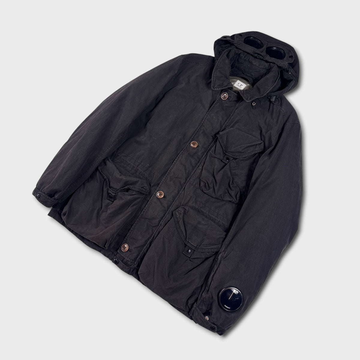 CP Company 50 Fili La Mille Goggle Watchviewer Jacket w/ Liner L