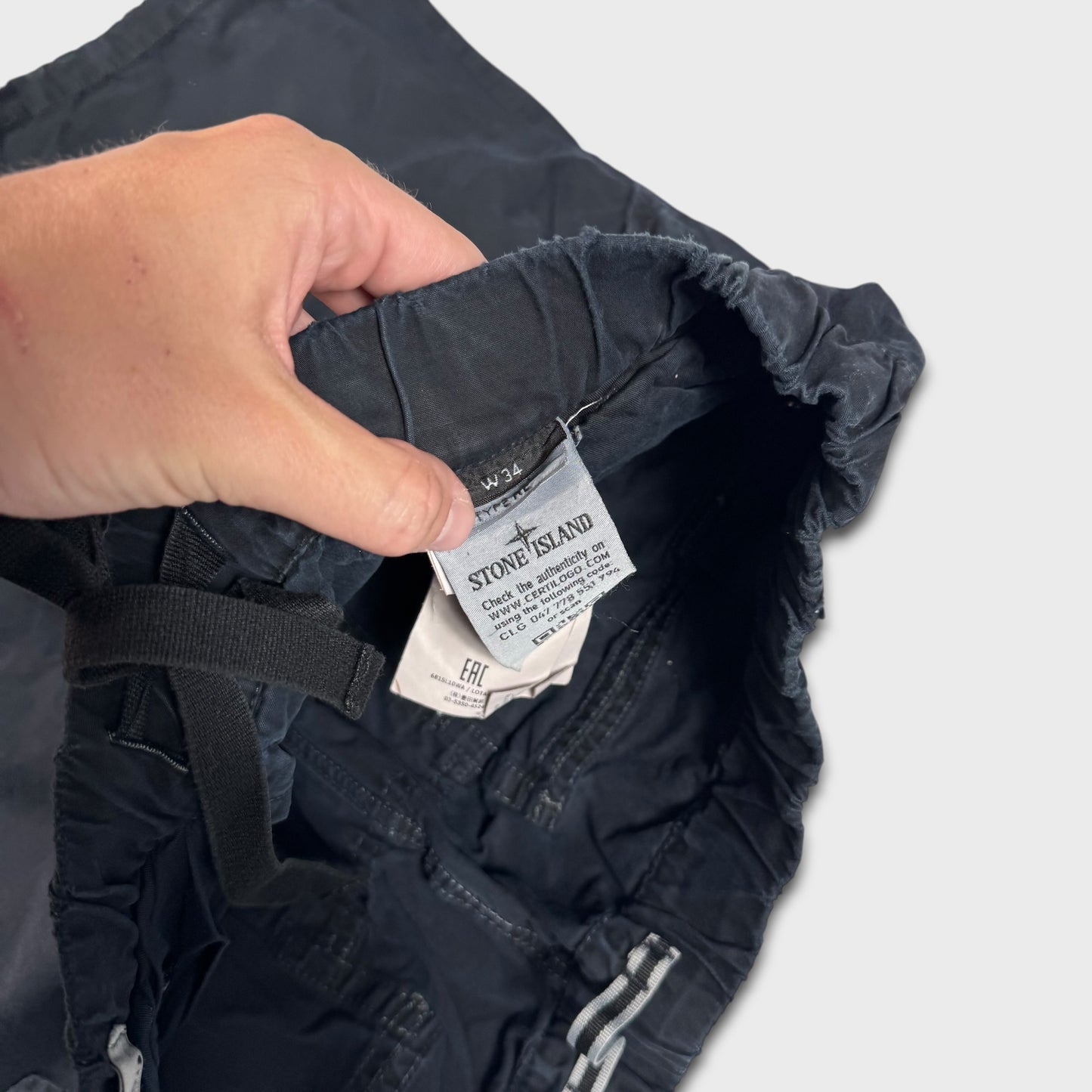 Stone Island Badge Cargo Shorts W34