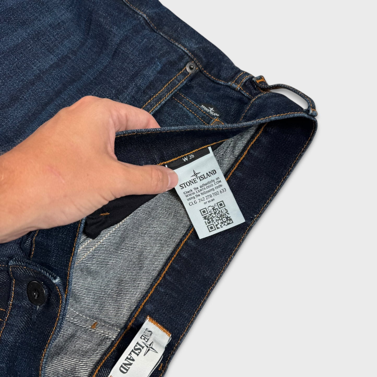Stone Island Dark Blue Denim Jeans W36