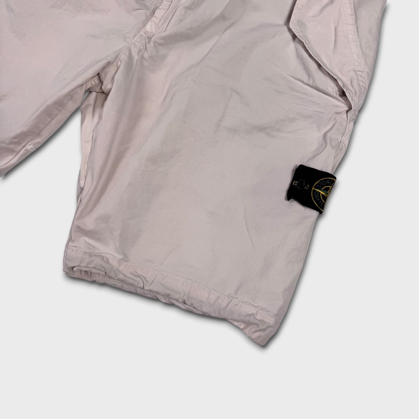 Stone Island Natural Badge Cargo Shorts W36