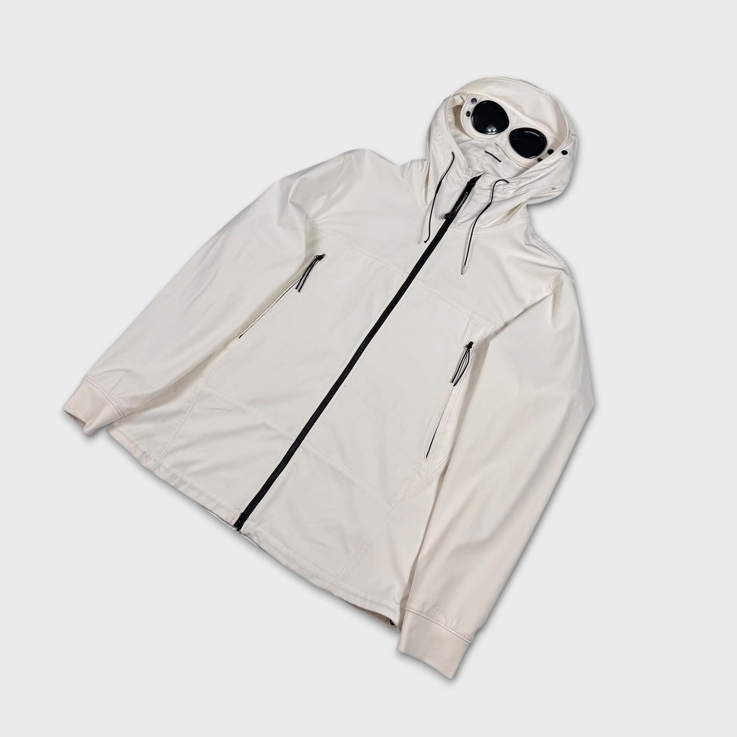 CP Company White Shell-R Hooded Jacket 3XL