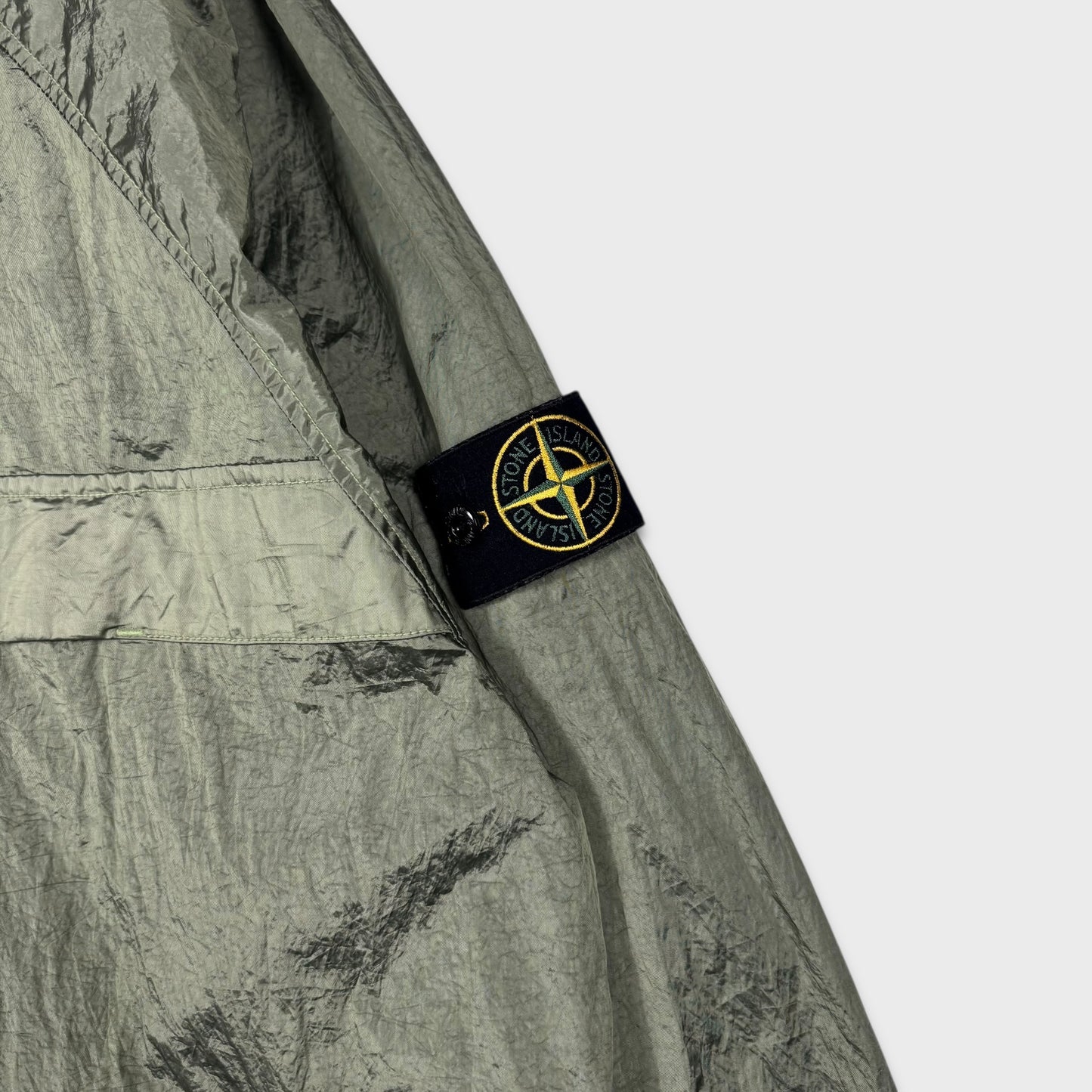 Stone Island Nylon Metal Watro-TC Regenerated Econyl Nylon Smock Jacket L