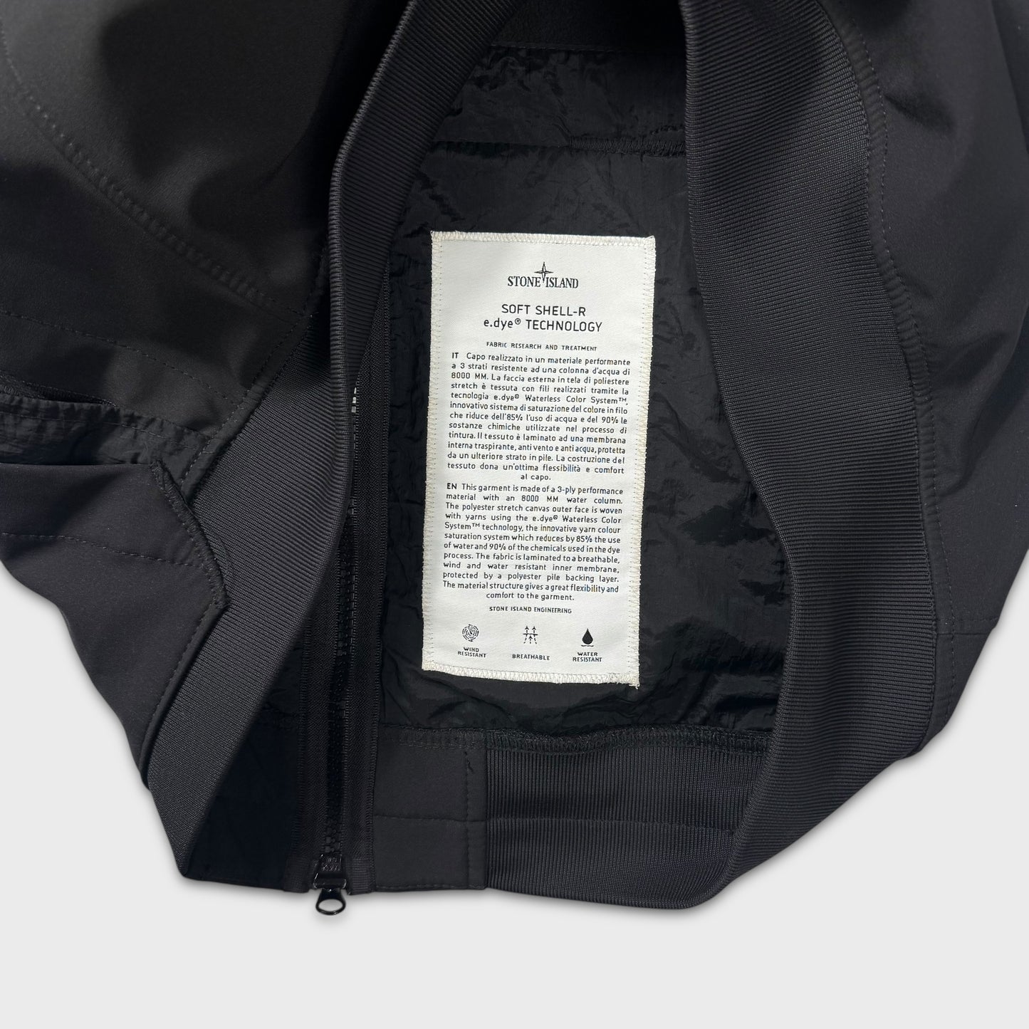 Stone Island e-Dye Soft Shell-R Jacket M