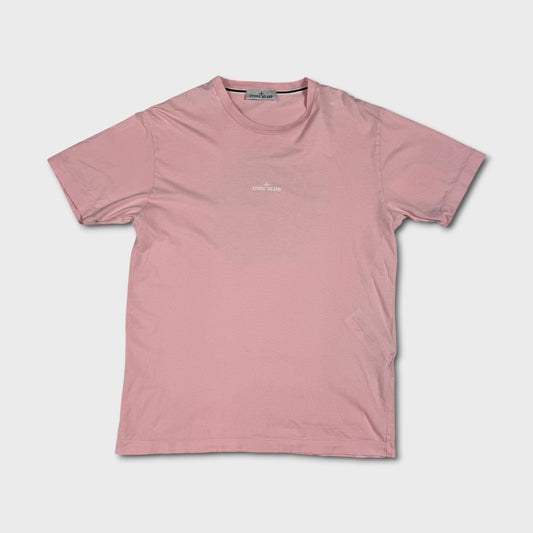 Stone Island Pink Compass Graphic T-Shirt XL