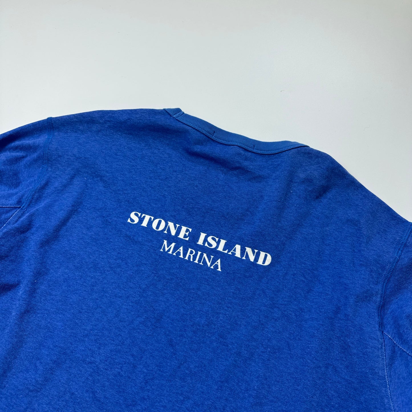 Stone Island Blue Marina Longsleeve T-Shirt M